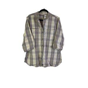 New Carhartt Regular Fit Plaid Button Front Shirt